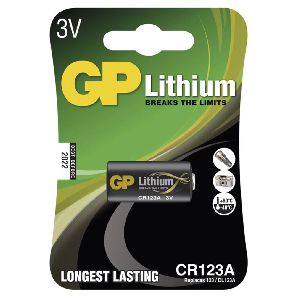 GP Lítium Elem CR123A