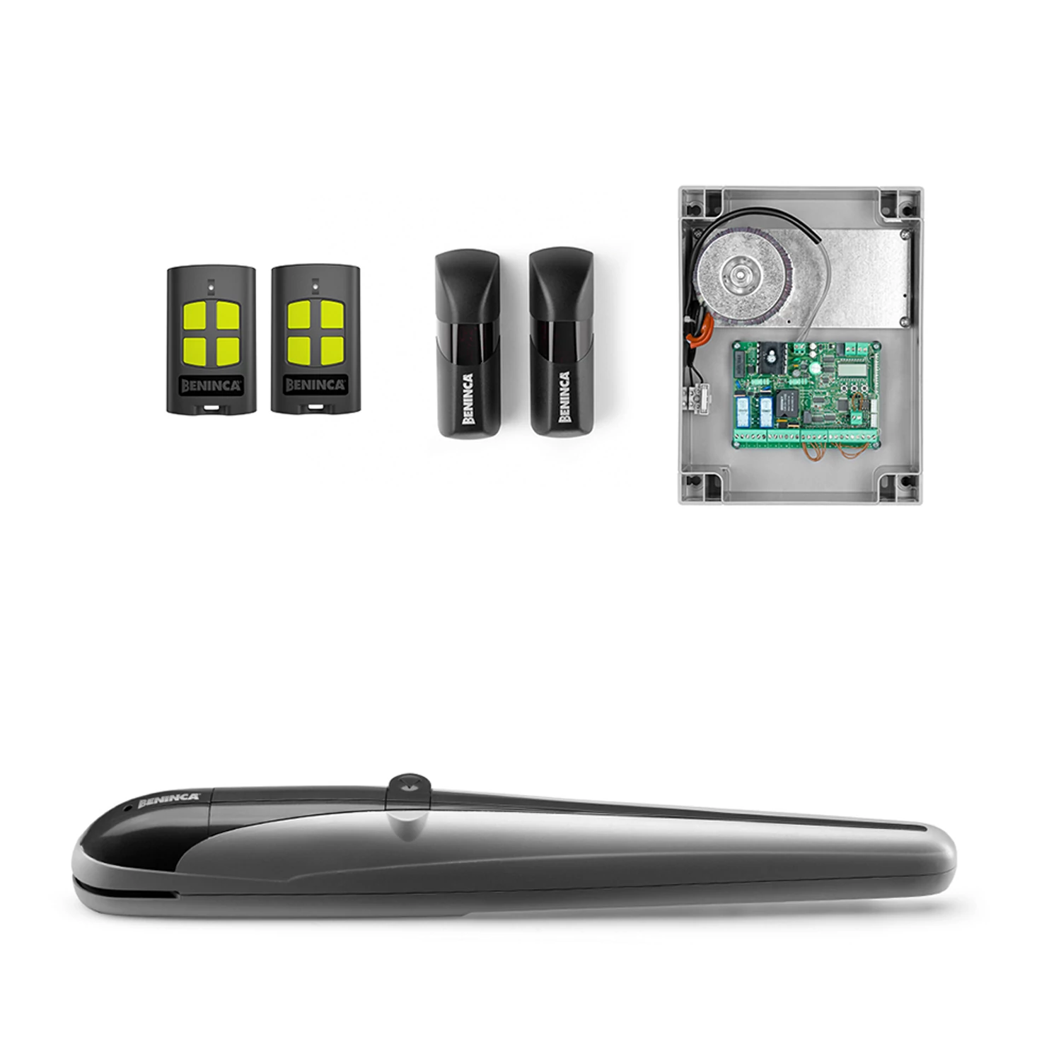 Beninca KIT-BOB3024  egy szárnyas kapunyitómotor-szett - kaputechnikaszakuzlet.hu