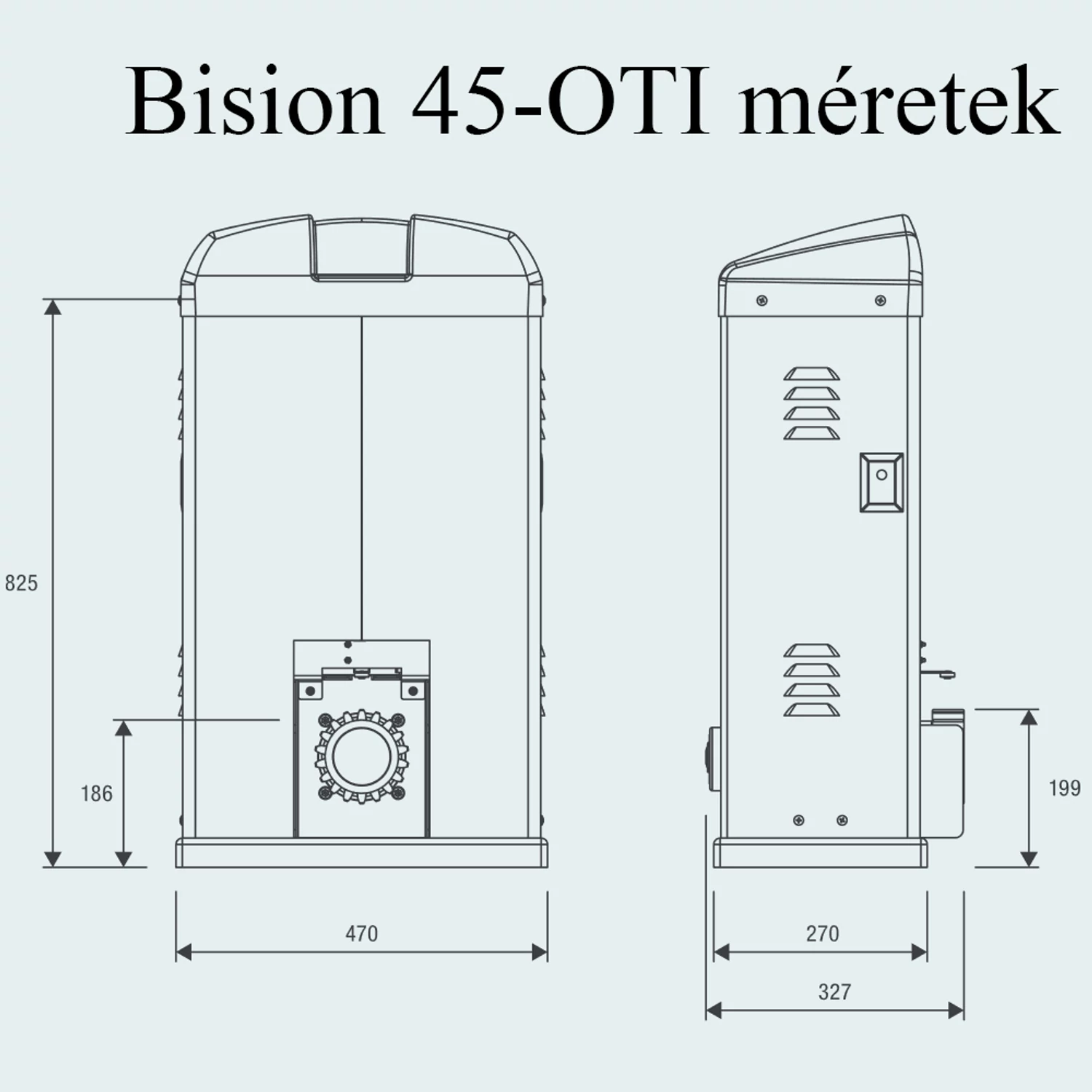 Proteco BISON 45-OT elektromos kapunyitómotor – kaputechnikaszakuzlet.hu
