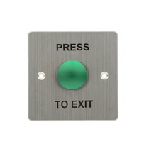 Control CON-EXIT 2 Exit feliratú süllyesztett nyomógomb - kaputechnikaszakuzlet.hu