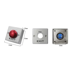 Control CON-EXIT 8 falon kívüli nyomógomb 4 - kaputechnikaszakuzlet.hu