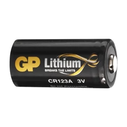 GP CR123A Lithium elem - https://kaputechnikaszakuzlet.hu
