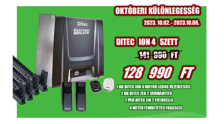 Különleges ajánlat Ditec ION4 kapumotor-szett
