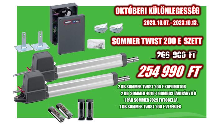 Különleges ajánlatunk Sommer Twist 200 E